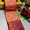 Ayusha Pattu Saree  Pure Silk with Grand Zari Work - PEACH (3)