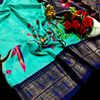 Luxurious Soft Silk Paithani Saree - Effortless Elegance in Traditional Weaves - TUQUOISE