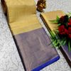 Jyothika inspired trending linen tissue type silk sarees - GOLD (4)
