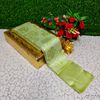 Premium kubera pattu saree rapier fancy  light weight silk type sarees function wear - LITE GREEN (3)