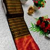 Narayani Cotton with Classic Zari Border - MEHENDHI GREEN
