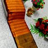 Narayani Cotton with Classic Zari Temple Border - VENTHAYA COLOUR
