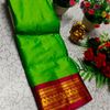 Traditional Kalyani  Silk Saree Premium Design Border Zari Design - EMERALD COLOUR