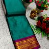 Traditional Kalyani  Silk Saree Premium Design Border Zari Design - TEAL COLOUR