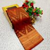 1000 Butta premium Soft Silk Saree weddings, festivals, traditional Wear - METALLIC GOLD