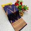 1000 Butta premium Soft Silk Saree weddings, festivals, traditional Wear - R BLUE (1)