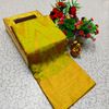 1000 Butta premium Soft Silk Saree weddings, festivals, traditional Wear - LEMON GREEN N