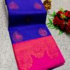 Premium Meena work Soft Silk Saree weddings, festivals, traditional Wear - ROYAL BLUE (1)