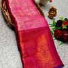 Premium Bridal Tissue Silk Saree with Intricate Zari Weave - PINK (2)