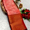 Premium Bridal Tissue Silk Saree with Intricate Zari Weave - RED (3)