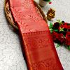 Premium Bridal Tissue Silk Saree with Intricate Zari Weave - RED (1)