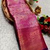 Premium Bridal Tissue Silk Saree with Intricate Zari Weave - LIGHT PINK (1)