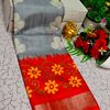Traditional Look Malgudi Silk Saree Lightweight Silk Blend Saree - AS COLOR