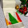 Traditional Look Malgudi Silk Saree Lightweight Silk Blend Saree - WHITE (1)