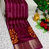 Traditional Look Malgudi Silk Saree Lightweight Silk Blend Saree - MEJANTA