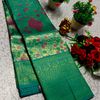 Bridal silk gold silvar and copper zari weave and wedding art silk suba muhurtha pattu sarees - REXONA (1)