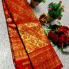 Bridal silk gold silvar and copper zari weave and wedding art silk suba muhurtha pattu sarees - MERUN (4)