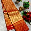Bridal silk gold silvar and copper zari weave and wedding art silk suba muhurtha pattu sarees - MAROON COLOR (5)