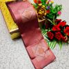 Kubera borderless elite bridal rapier fancy light weight silk type sarees function wear - LIGHT PINK (3)
