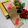 Kubera borderless elite bridal rapier fancy light weight silk type sarees function wear - LIGHT SANDLE (1)