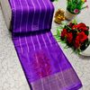 Traditional Look Malgudi Silk Saree Lightweight Silk Blend Saree - LAVENDER DARK