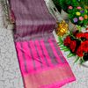 Traditional Look Malgudi Silk Saree Lightweight Silk Blend Saree - PURPLE