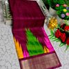 Traditional Look Malgudi Silk Saree Lightweight Silk Blend Sare - PURPLE COLOUR