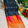 Traditional Look Malgudi Silk Saree Lightweight Silk Blend Sare - GRAY