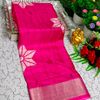 Traditional Look Malgudi Silk Saree Lightweight Silk Blend Sare - RUBY COLOUR