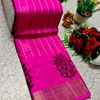 Traditional Look Malgudi Silk Saree Lightweight Silk Blend Saree - PINK