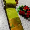 Soft silk fancy best quality poontamil soft silk sarees - FLORAISON GREEN (3)