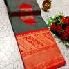 1000 Butta premium Soft Silk Saree weddings, festivals, traditional Wear - DUAL COLOR