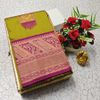 1000 Butta premium Soft Silk Saree weddings, festivals, traditional Wear - OLIVE GREEN (4)