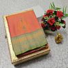 1000 Butta premium Soft Silk Saree weddings, festivals, traditional Wear - LIGHT ORANGE (1)