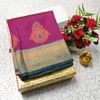 1000 Butta premium Soft Silk Saree weddings, festivals, traditional Wear - WINE COLOUR (5)