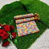 Designer Multi-Color Floral Print Blouse Fabric - MIXED ALL COLOR (4)