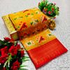 Dailywear cotton sarees premium look lightweight comfortable wear - YELLOW COLOR