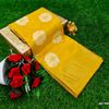 Dailywear cotton sarees premium look lightweight comfortable wear - GOLD COLOUR