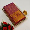 BRIDAL SILK GOLD SILVAR AND COPPER ZARI WEAVE AND WEDDING ART SILK SAREES - VADAMALLI (7)