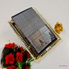 BRIDAL SILK GOLD SILVAR AND COPPER ZARI WEAVE AND WEDDING ART SILK SAREES - BLACK (3)
