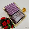 BRIDAL SILK GOLD SILVAR AND COPPER ZARI WEAVE AND WEDDING ART SILK SAREES - PURPLE (2)