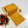 Dailywear cotton sarees premium look lightweight comfortable wear - YELLOW COLOR (2)