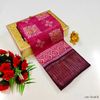 Dailywear cotton sarees premium look lightweight comfortable wear - DARK PINK (2)