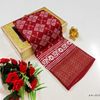 Dailywear cotton sarees premium look lightweight comfortable wear - MAROON COLOR (4)