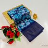Dailywear cotton sarees premium look lightweight comfortable wear - R BLUE