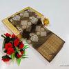 Dailywear cotton sarees premium look lightweight comfortable wear - BROWN (6)