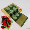 Dailywear cotton sarees premium look lightweight comfortable wear - OLIVE GREEN (4)