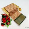 Dailywear cotton sarees premium look lightweight comfortable wear - TANGERINE COLOUR (1)