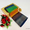 Dailywear cotton sarees premium look lightweight comfortable wear - MULTI COLOR (1)