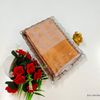 BRIDAL SILK GOLD SILVAR AND COPPER ZARI WEAVE AND WEDDING ART SILK SAREES - CHOCOLATE COLOR (9)